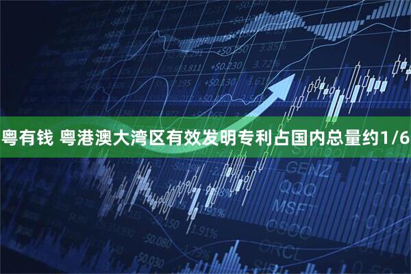 粤有钱 粤港澳大湾区有效发明专利占国内总量约1/6